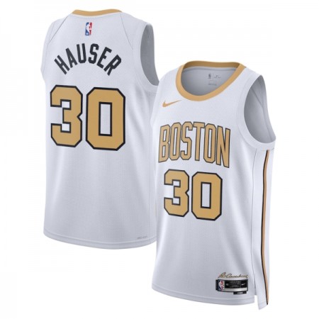 Camiseta Hombre Boston Celtics Sam Hauser 2025-26 Nike City Edition Blanco Swingman Camiseta Hombre Boston Celtics Sam Hauser 2025-26 Nike City Edition Blanco Swingman